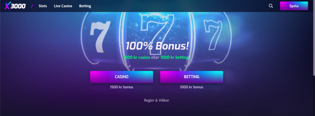 X3000 Casino recension
