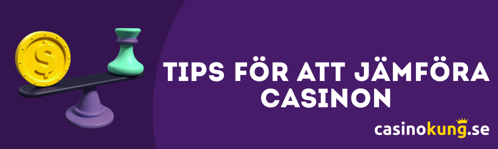 jamfora-casinon Tips för att jämföra casinon