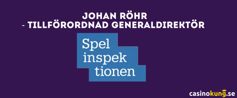 Johan Röhr ny tillförordnad generaldirektör för Spelinspektionen